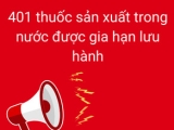 401 thuốc sản xuất trong nước được gia hạn giấy đăng ký lưu hành tại Việt Nam - Đợt 197