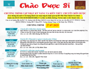 CHƯƠNG TRÌNH CẬP NHẬT KỸ NĂNG VÀ KIẾN THỨC CHUYÊN MÔN DƯỢC